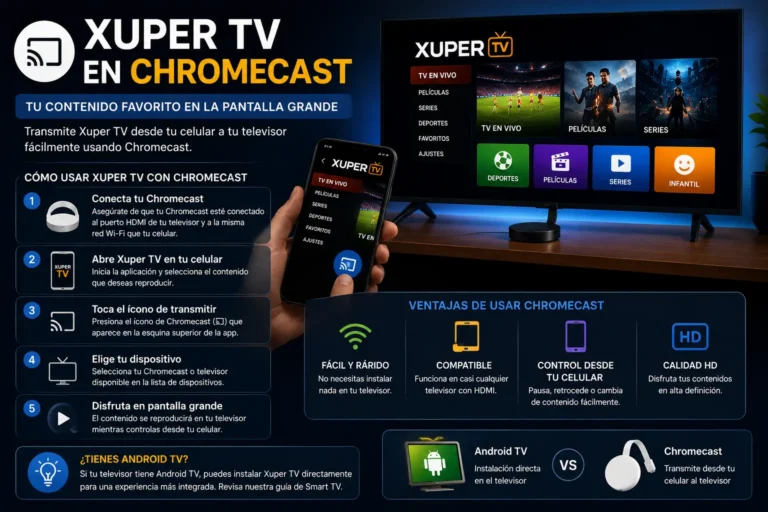 Xuper TV Chromecast