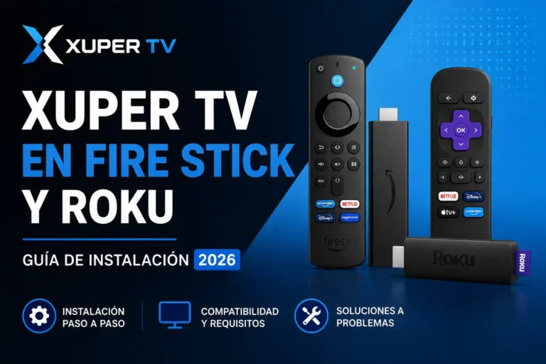 Xuper TV en Fire Stick y Roku