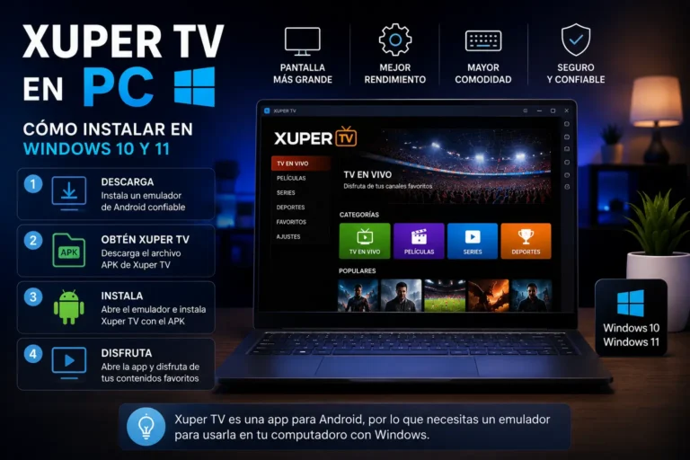Xuper TV en PC Windows
